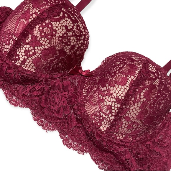 NWOT B.LUXE Size 36B Balconette Lace Bra Set - Picture 5 of 14